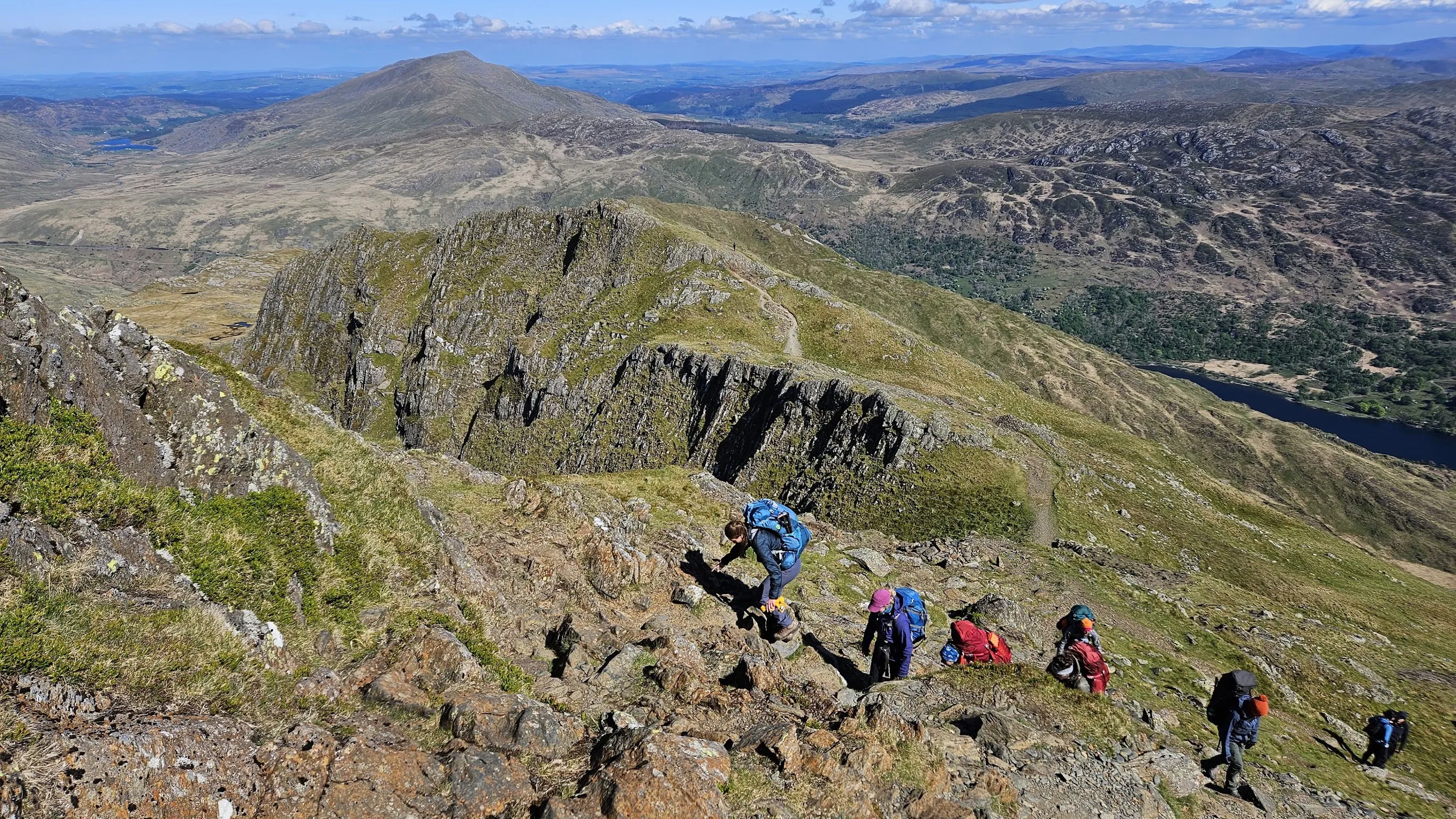 Hiking in Snowdonia is breathtaking.