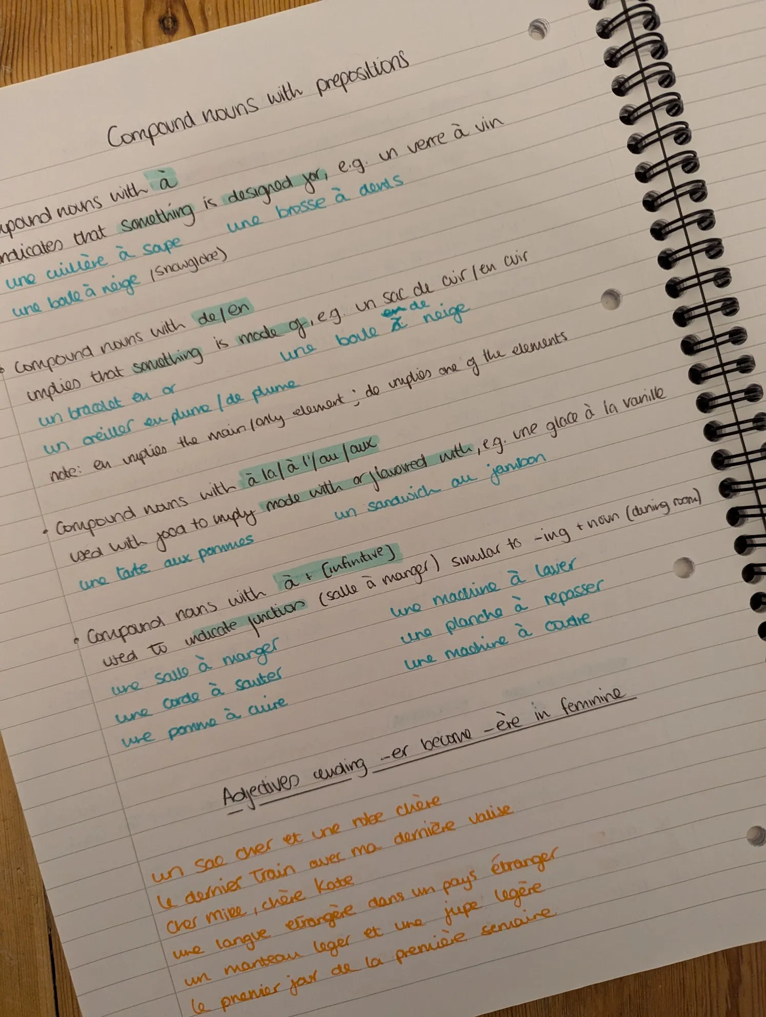 Example of grammar study
